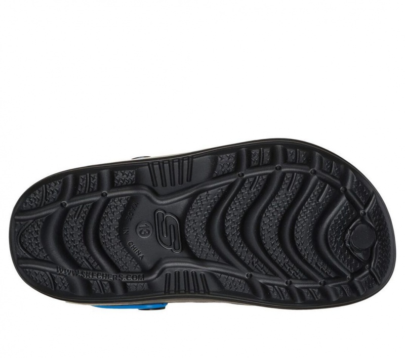 Black Skechers Foamies: Swifters - Motor-brights Boys' Sandals | SXVP-40895