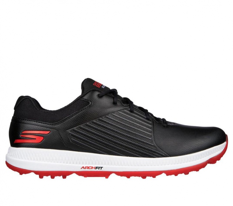 Black Skechers Go Golf Elite 5 - Gf Men\'s Walking Shoes | SXPL-52174