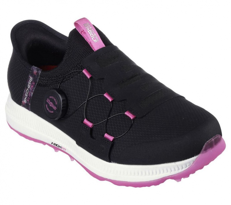 Black Skechers Go Golf Elite 5 - Slip 'in Women's Slip On | IZKW-03285