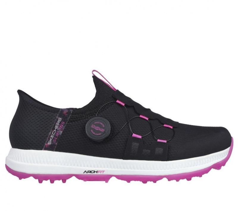 Black Skechers Go Golf Elite 5 - Slip \'in Women\'s Slip On | IZKW-03285