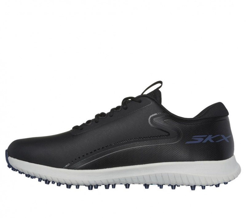 Black Skechers Go Golf Max 3 Men's Walking Shoes | YUHV-91302