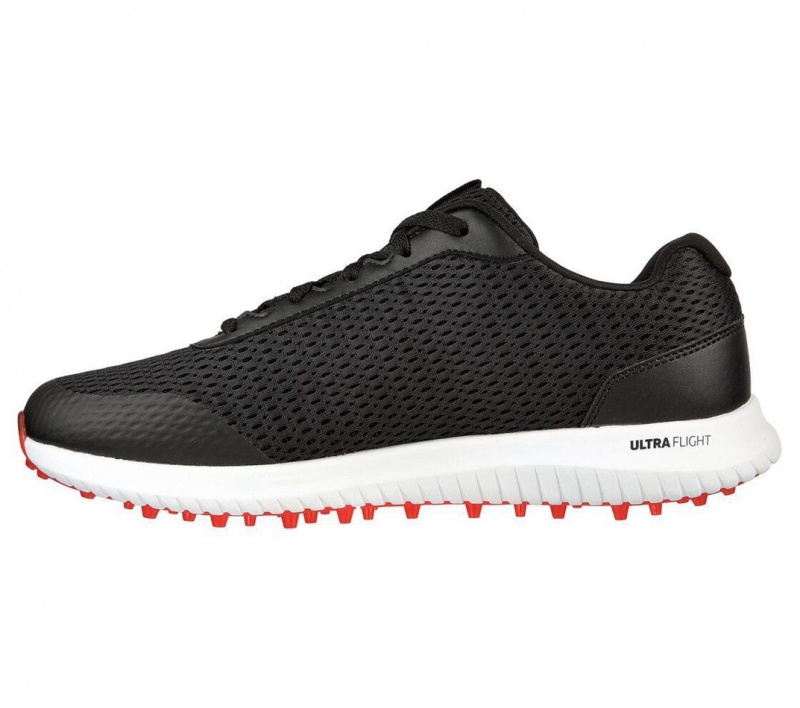 Black Skechers Go Golf Max Fairway 3 Men's Walking Shoes | QVBP-08215