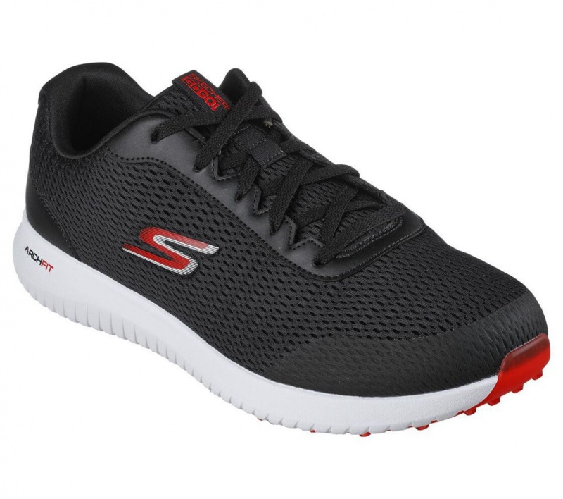 Black Skechers Go Golf Max Fairway 3 Men's Walking Shoes | QVBP-08215