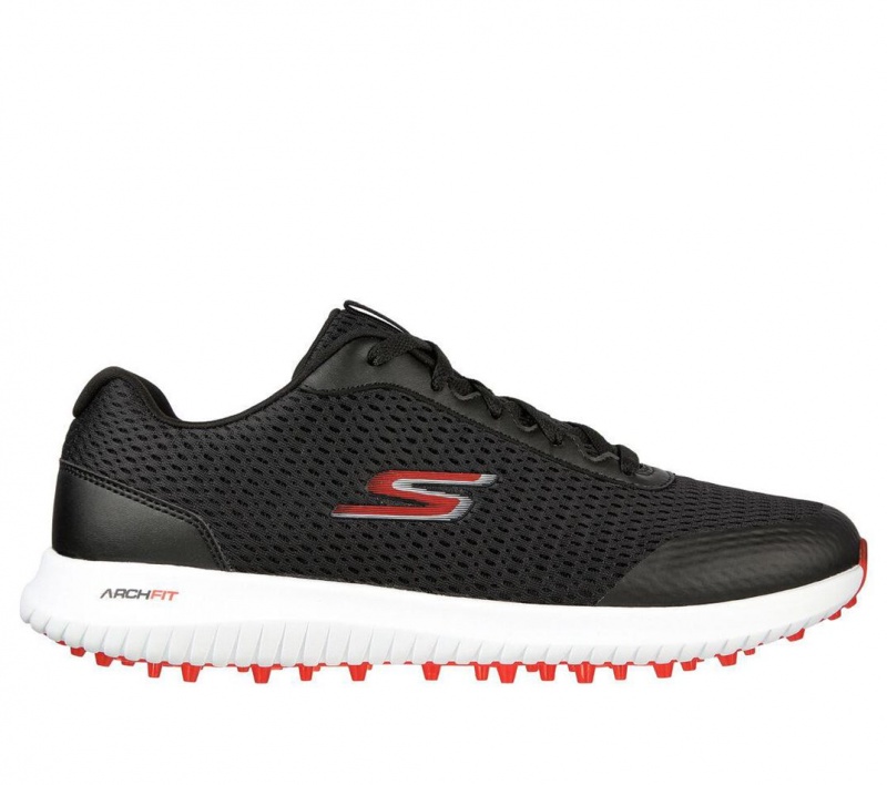 Black Skechers Go Golf Max Fairway 3 Men\'s Walking Shoes | QVBP-08215