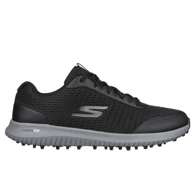 Black Skechers Go Golf Max Fairway 3 Men\'s Walking Shoes | KCOB-60521