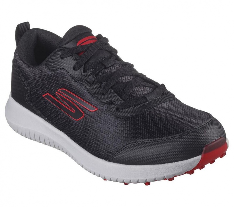 Black Skechers Go Golf Max Fairway 4 Men's Walking Shoes | WXCI-64807