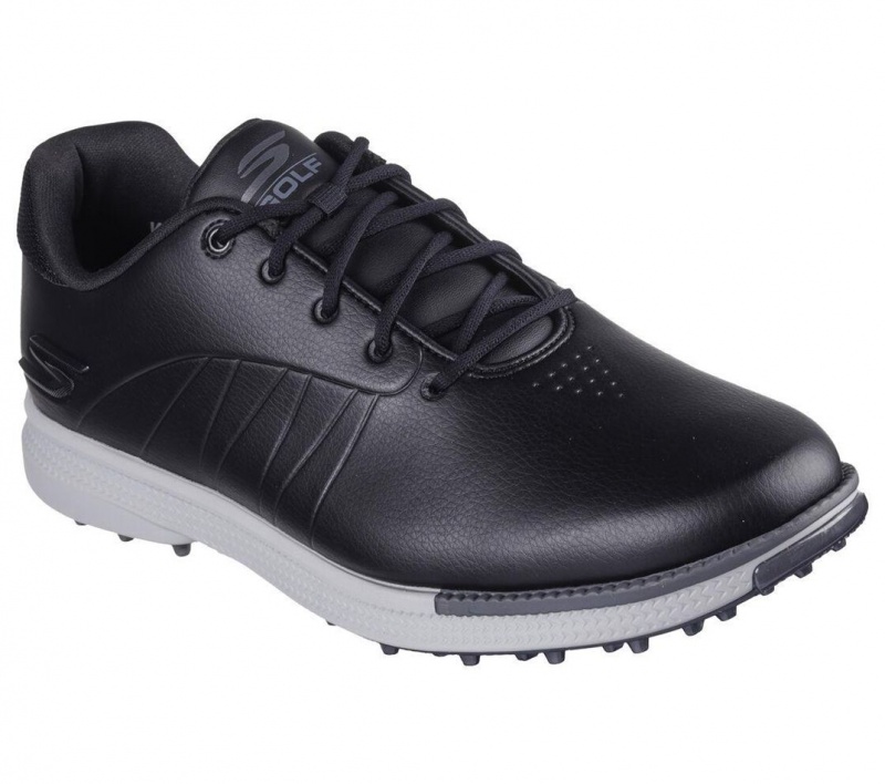 Black Skechers Go Golf Tempo Gf Men's Walking Shoes | AXRH-39574