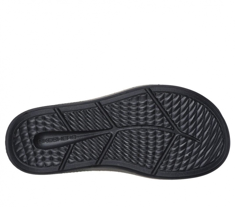 Black Skechers Go Recover Refresh Women's Sandals | VSPO-69421