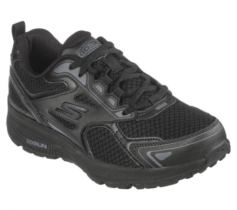 Black Skechers Go Run Consistent Women's Sneakers | JUMT-34957