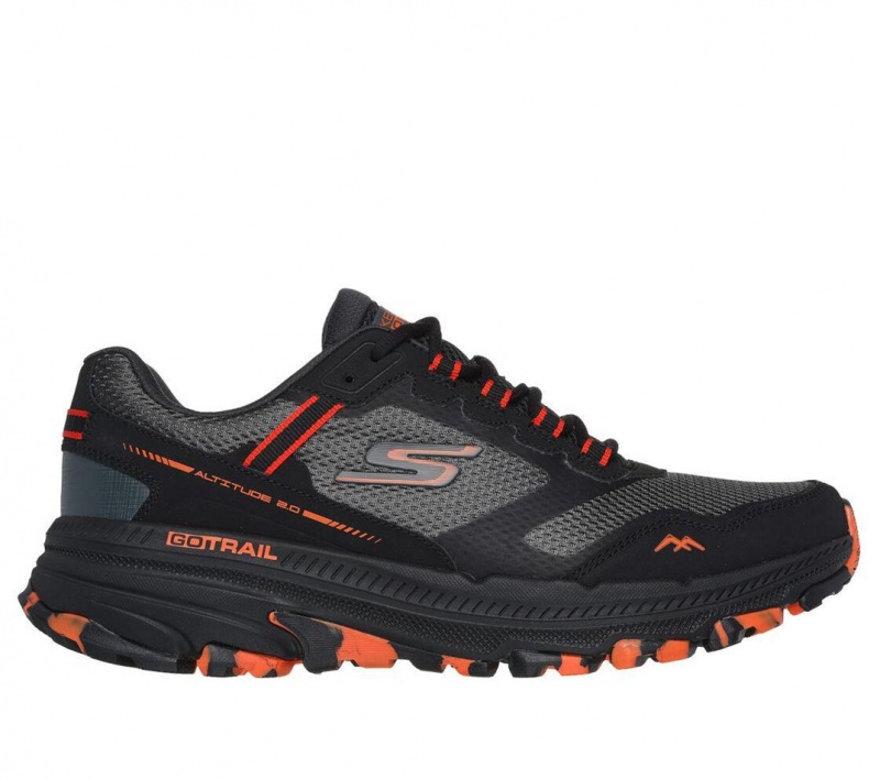 Black Skechers Go Run Trail Altitude 2.0 - Marble Rock 3.0 Men\'s Sneakers | NSUV-14085