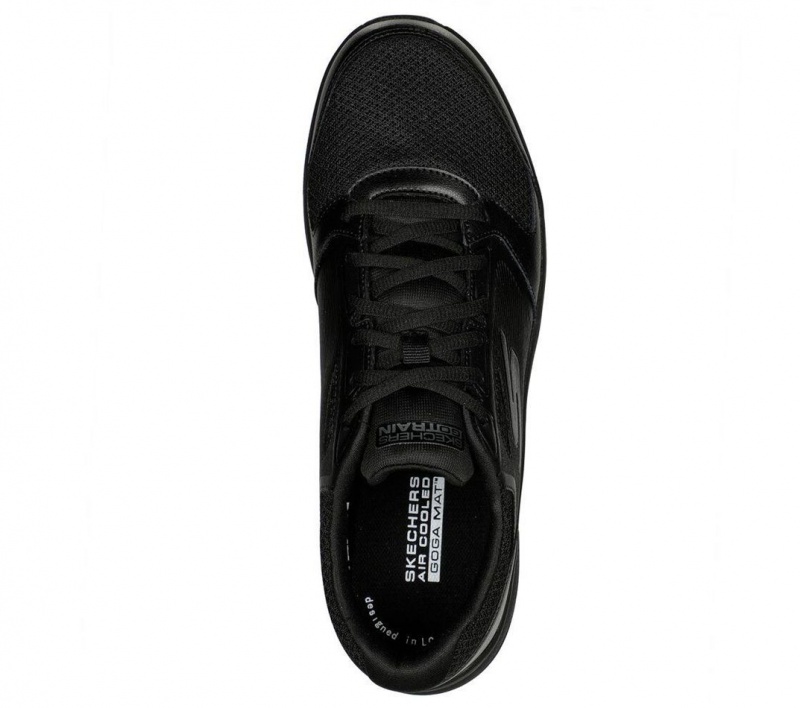 Black Skechers Go Train Move - Stature Men's Sneakers | DFUS-87510