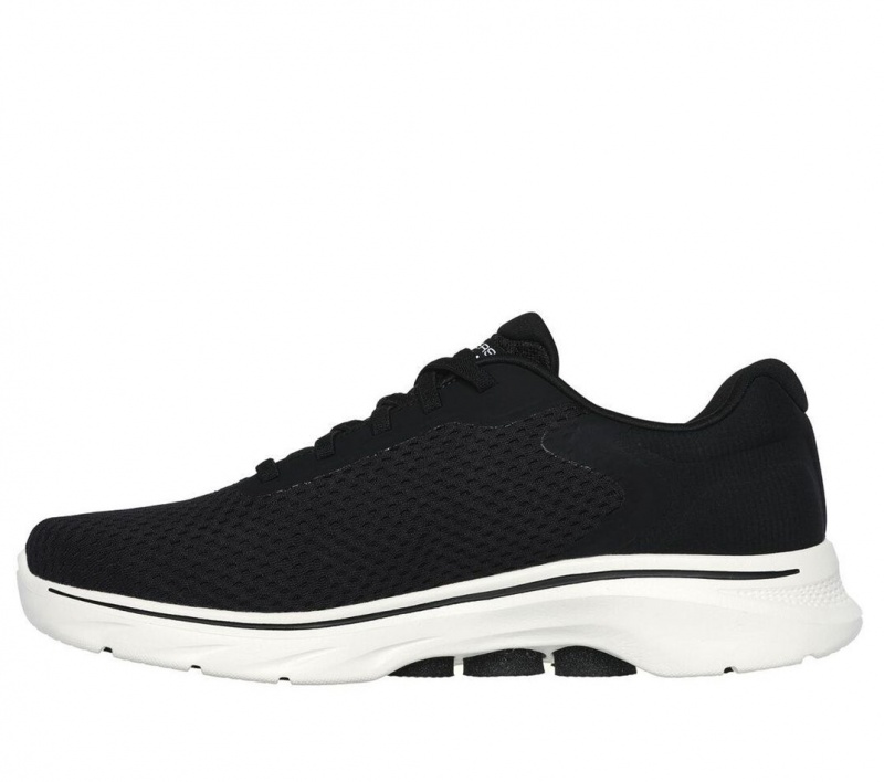 Black Skechers Go Walk 7 - The Construct Men's Sneakers | YIVK-65704