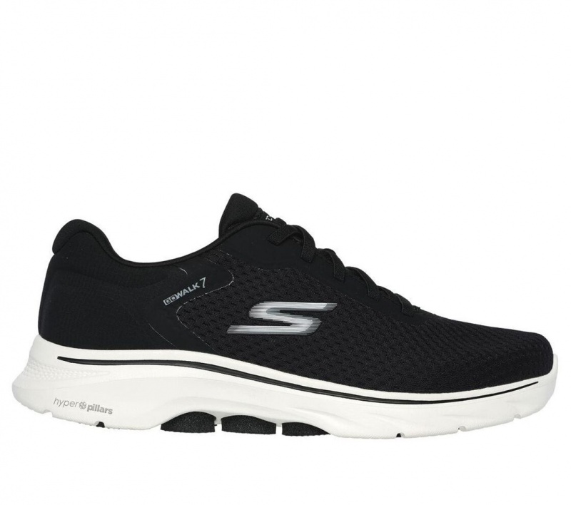 Black Skechers Go Walk 7 - The Construct Men\'s Sneakers | YIVK-65704