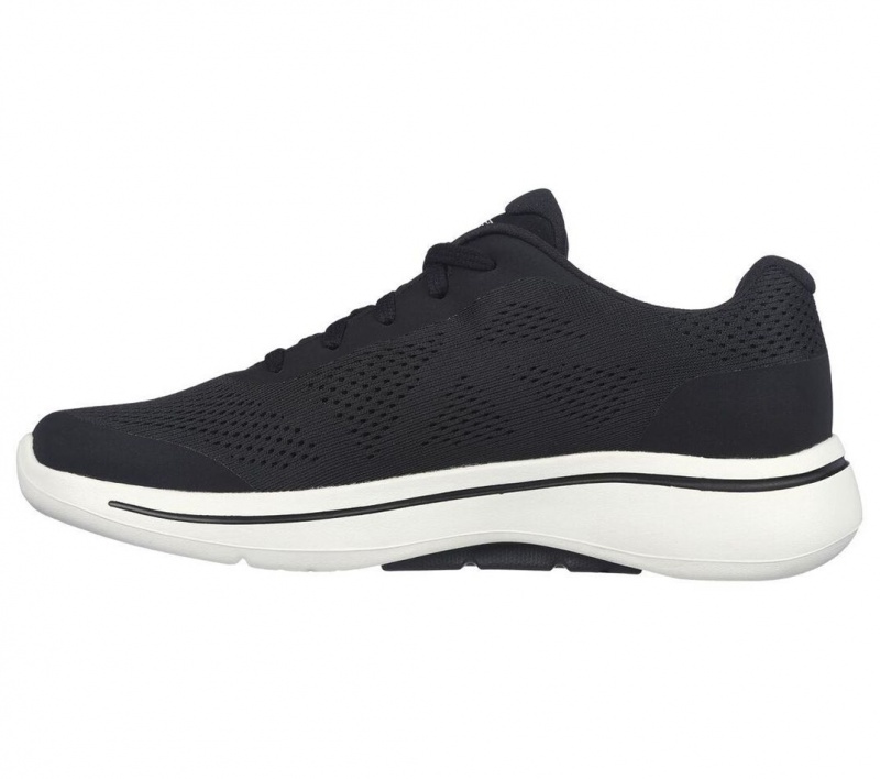 Black Skechers Go Walk Arch Fit - Guideline Men's Sneakers | AEWF-07139