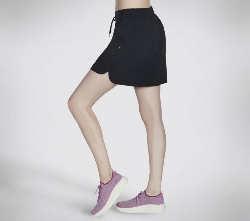 Black Skechers Go Walk Everywhere Women's Skorts | SNJM-05967