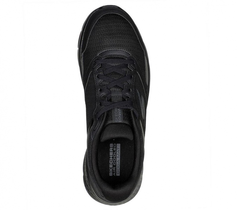 Black Skechers Go Walk Flex Men's Sneakers | NVWI-84107