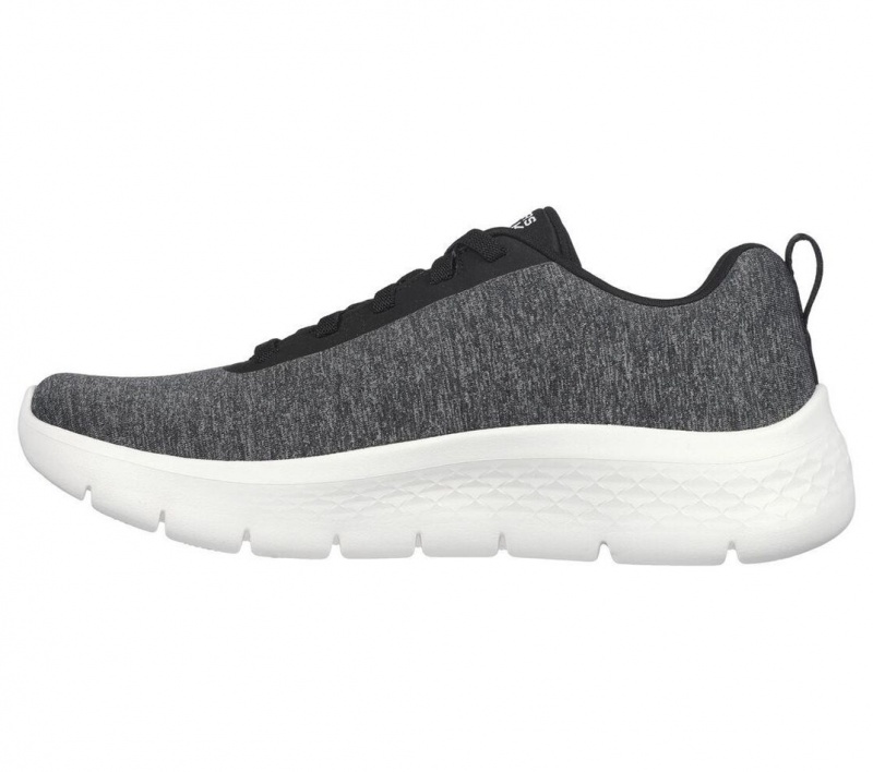 Black Skechers Go Walk Flex - Dazzling Smile Women's Sneakers | XVKD-12473