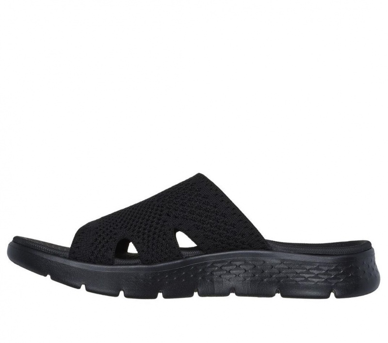 Black Skechers Go Walk Flex - Elation Women's Sandals | NCZJ-52864