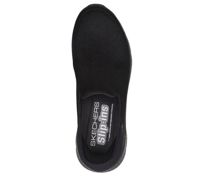 Black Skechers Go Walk Flex - No Hands Men's Slip On | NVXO-12675