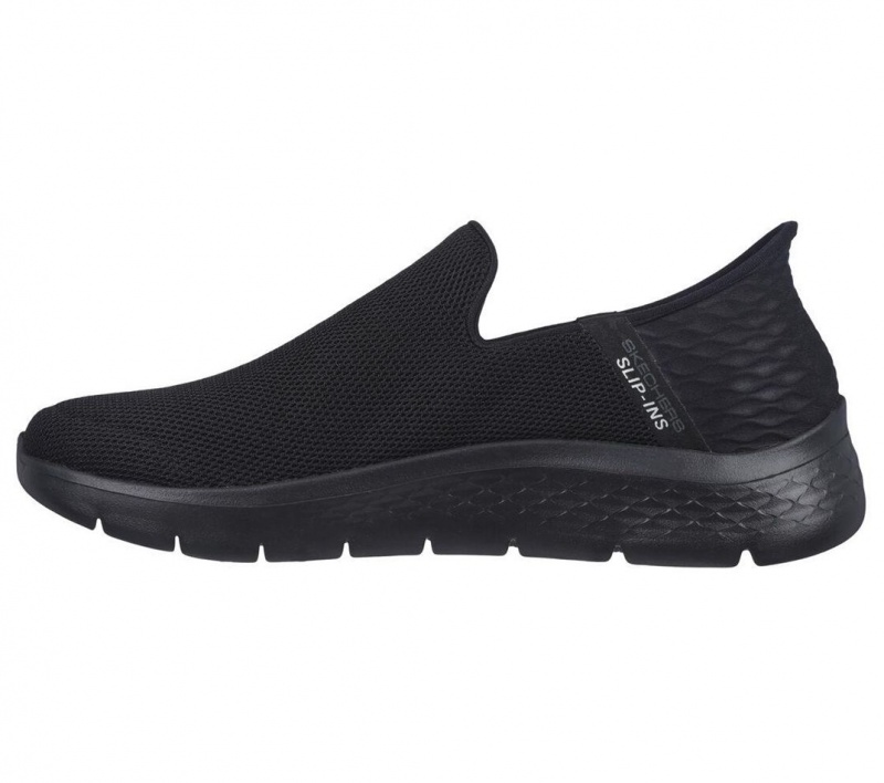 Black Skechers Go Walk Flex - No Hands Men's Slip On | NVXO-12675