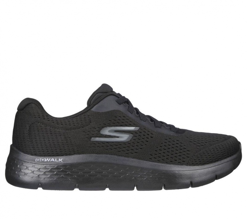 Black Skechers Go Walk Flex - Remark Men\'s Sneakers | JSLE-61572