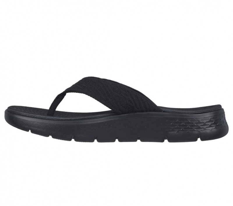 Black Skechers Go Walk Flex - Splendor Women's Sandals | BEVC-45193