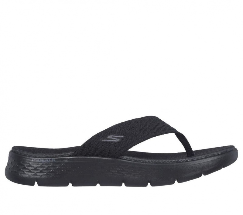 Black Skechers Go Walk Flex - Splendor Women\'s Sandals | BEVC-45193