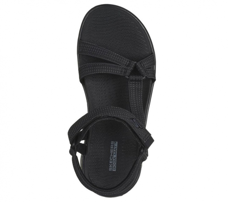 Black Skechers Go Walk Flex - Sublime Women's Sandals | IDGY-21783