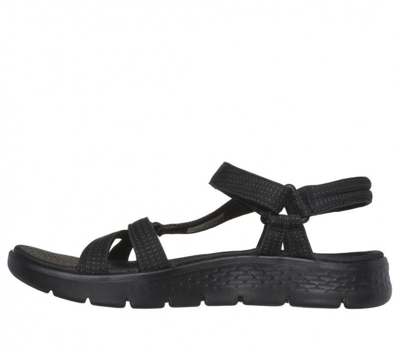 Black Skechers Go Walk Flex - Sublime Women's Sandals | IDGY-21783