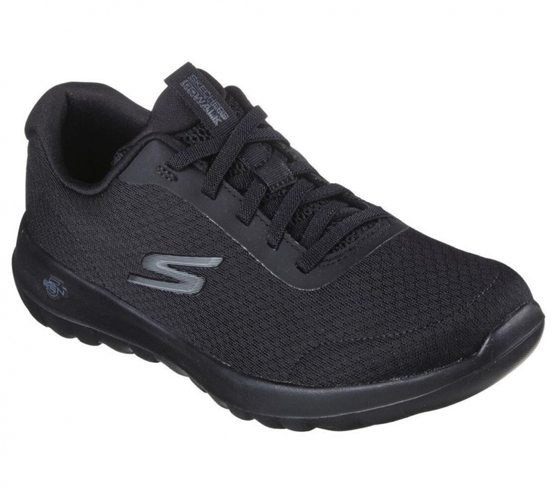 Black Skechers Go Walk Joy - Ecstatic Women's Sneakers | XPVN-50349