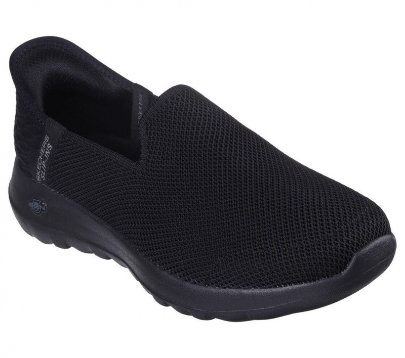 Black Skechers Go Walk Joy - Vela Women's Slip On | BNKY-57394