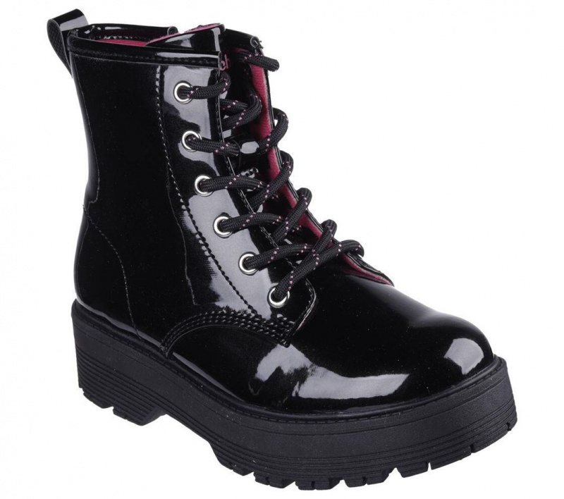 Black Skechers Gravlen Hi - Destiny Setter Girls' Boots | EXUV-30659