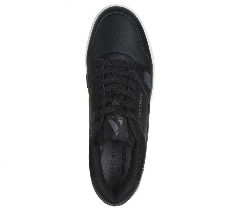 Black Skechers Koopa Court - Tiebreak Men's Walking Shoes | MOWC-30248