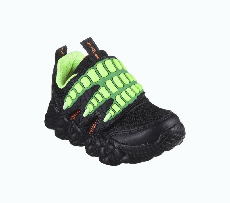 Black Skechers Lil 'saurus - Claw Hunter Boys' Sneakers | PXYT-51803