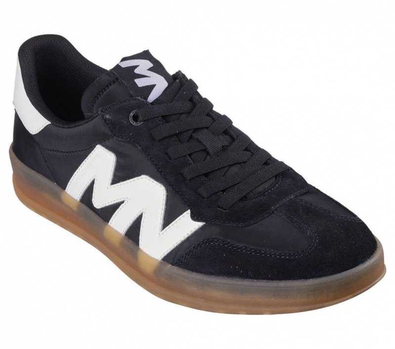 Black Skechers Mark Nason: New Wave Cup - The Rally Men's Walking Shoes | BYFD-95618