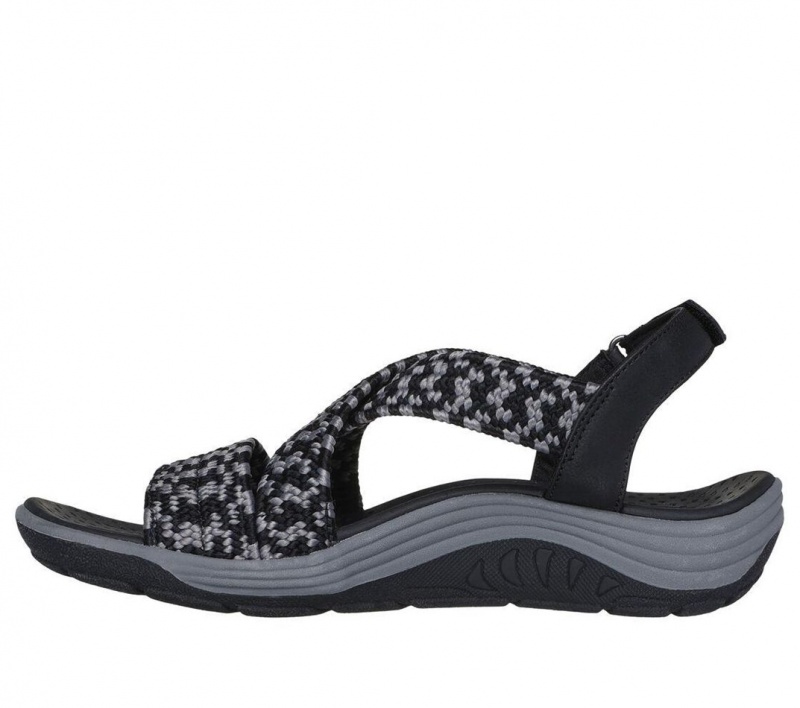 Black Skechers Martha Stewart: Reggae Cup - Coastal Trail Women's Sandals | KWBC-37509