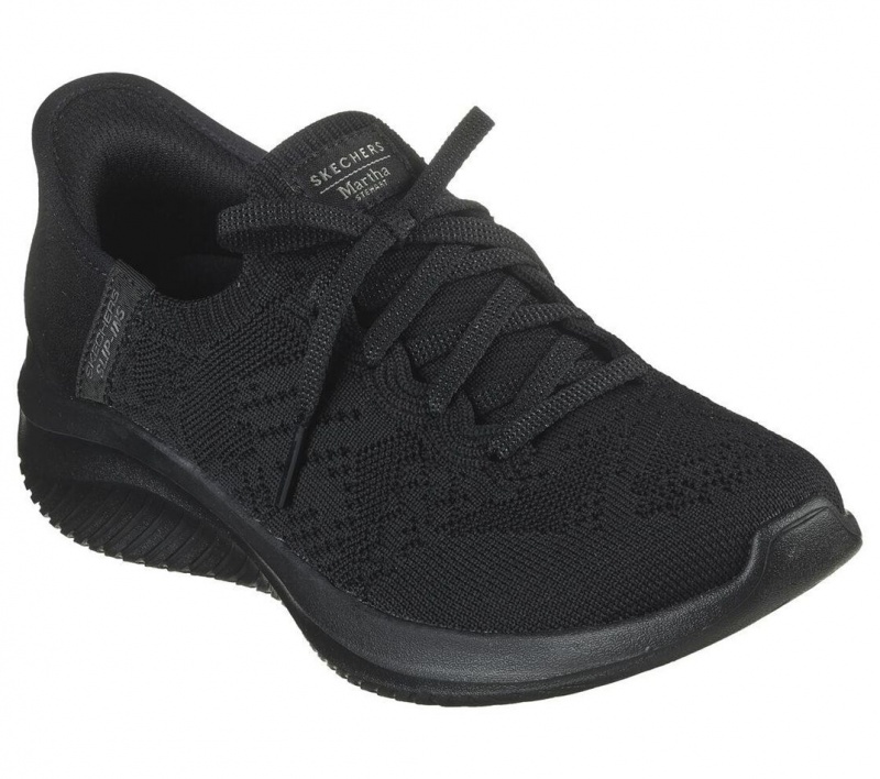 Black Skechers Martha Stewart Slip-ins: Ultra Flex 3.0 Women's Sneakers | YIRJ-17352