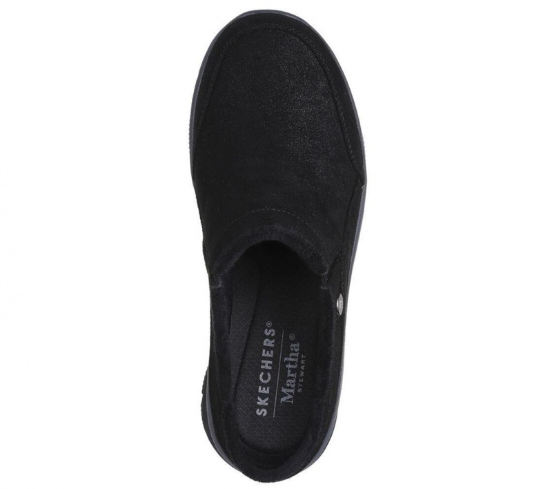 Black Skechers Martha Stewart X Relaxed Fit: Easy Going Women's Slip On | PIDE-82059