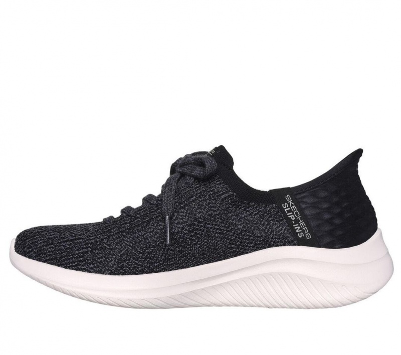 Black Skechers Martha Stewart X Slip-ins: Ultra Flex 3 Women's Sneakers | HZBR-59243