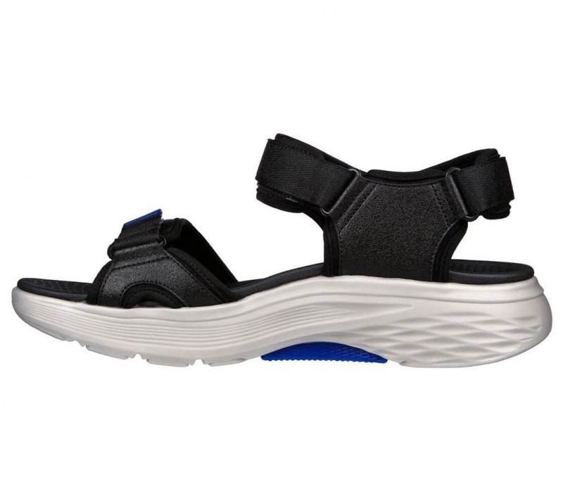 Black Skechers Max Cushioning Arch Fit Prime - Archee Men's Sandals | UOGW-51360