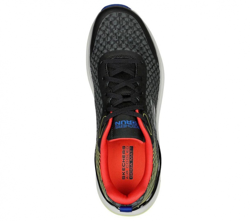 Black Skechers Max Cushioning Hyper Burst - Synergy Men's Sneakers | DUGC-50487