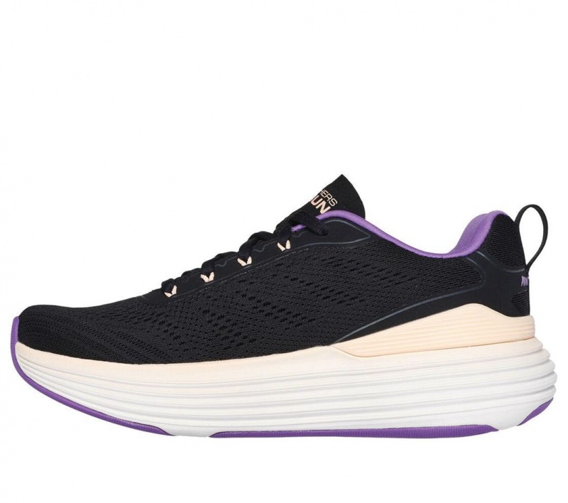 Black Skechers Max Cushioning Suspension - High Road Women's Sneakers | SVRH-45823