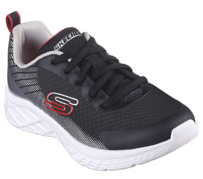 Black Skechers Microspec Ii - Vovrix Boys' Sneakers | CEPZ-04289