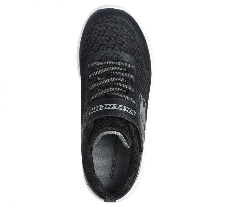 Black Skechers Microspec Max Boys' Sneakers | CXGO-87501