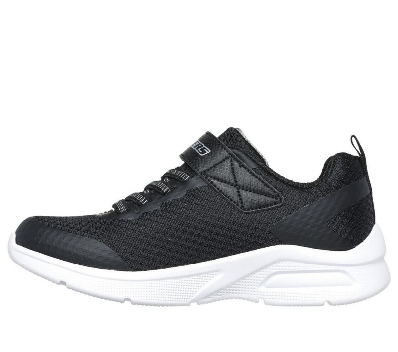 Black Skechers Microspec Max Boys' Sneakers | CXGO-87501