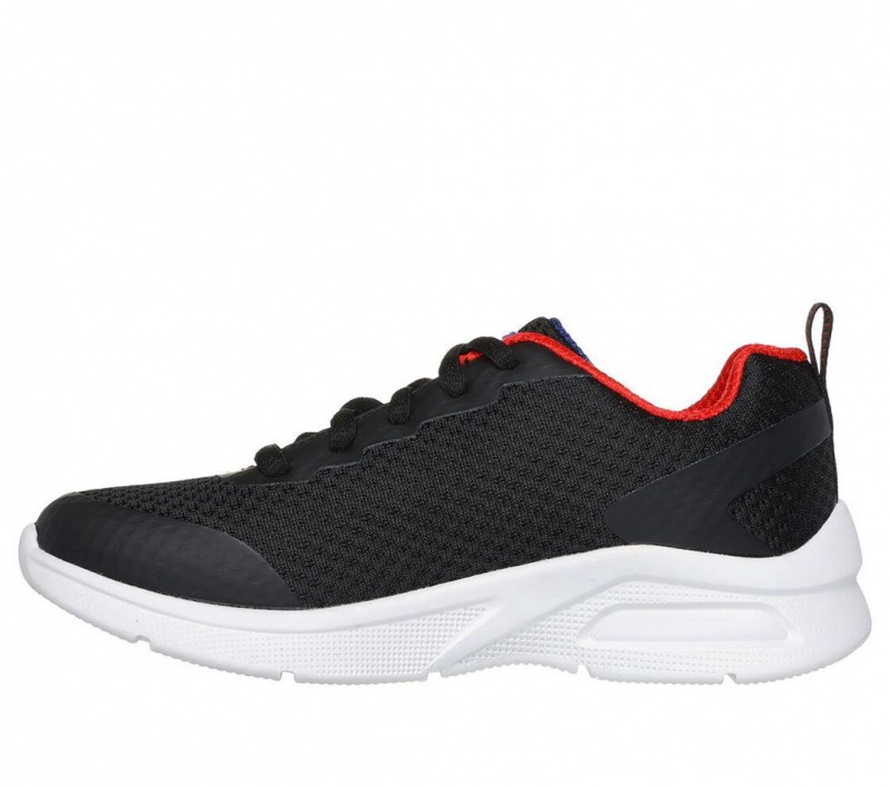 Black Skechers Microspec Max - Kaptix Boys' Sneakers | QDLC-19823