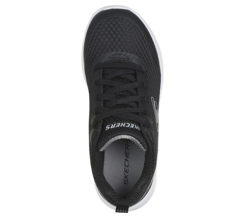 Black Skechers Microspec Max - Kaptix Boys' Sneakers | BNTJ-62039