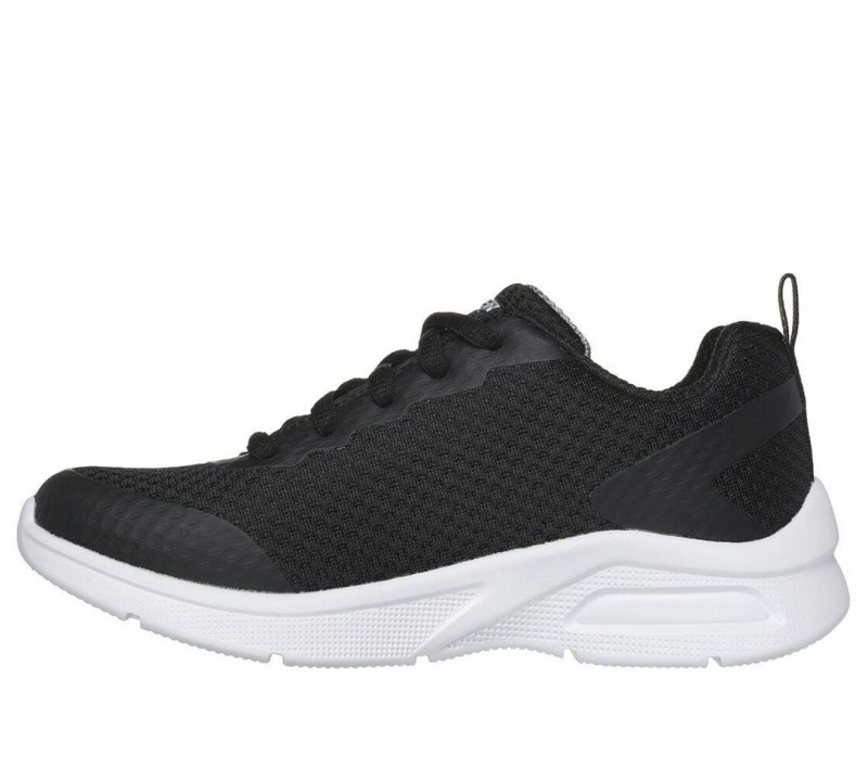 Black Skechers Microspec Max - Kaptix Boys' Sneakers | BNTJ-62039