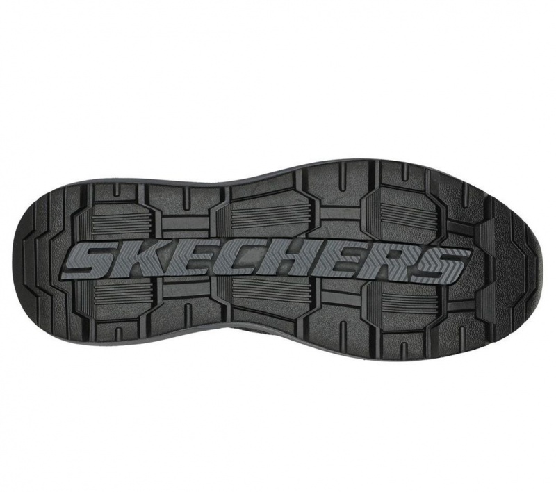 Black Skechers Neville - Rovelo Men's Slip On | YAKH-17036