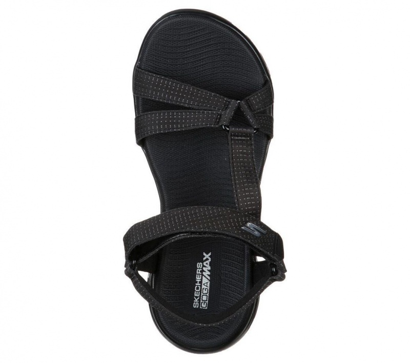 Black Skechers On The Go 600 - Brilliancy Women's Sandals | RJAO-19432